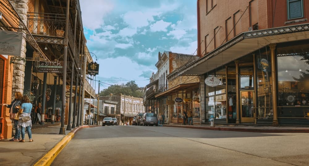 browse the charming shops an admire the architecture in downtown Eureka Springs