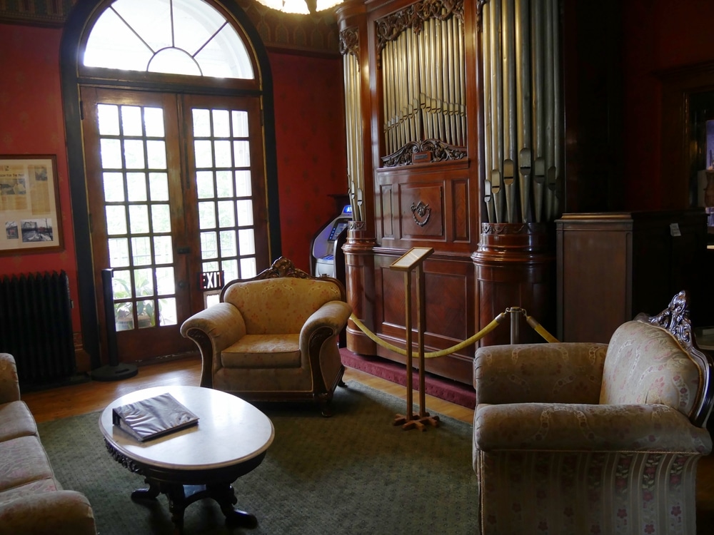 Interior of the Crescent Hotel in Eureka Springs